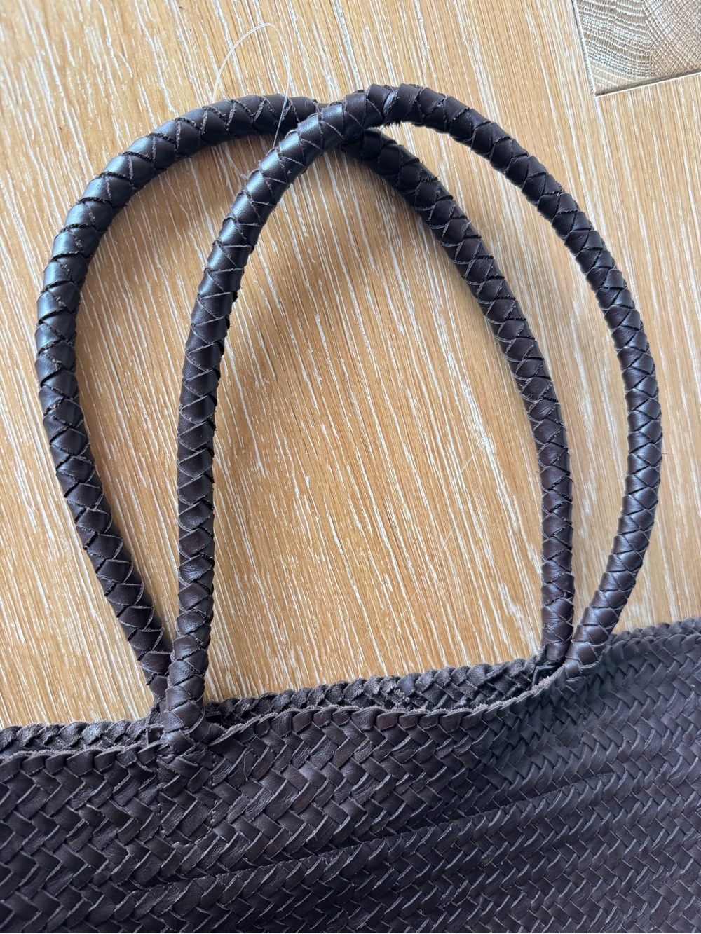 NWT! | MADEWELL The Signature Woven Tote in Coffee Bean | 100% Leather | NP318 - Picture 7 of 16